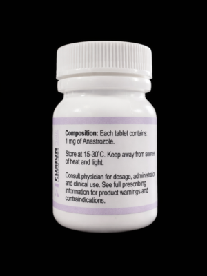 arimidex 1 (anastrozole) 1mg – 50 tablets by fusion one laboratories