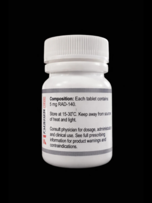 testolone (rad 140) 5mg – 50 tablets by fusion one laboratories